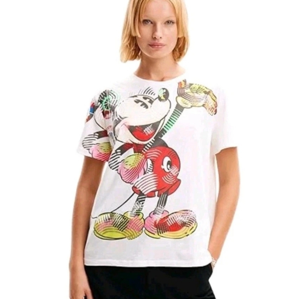 Deaifual Disney Mickey Mouse Graphic T-Shirt Women's Size Small